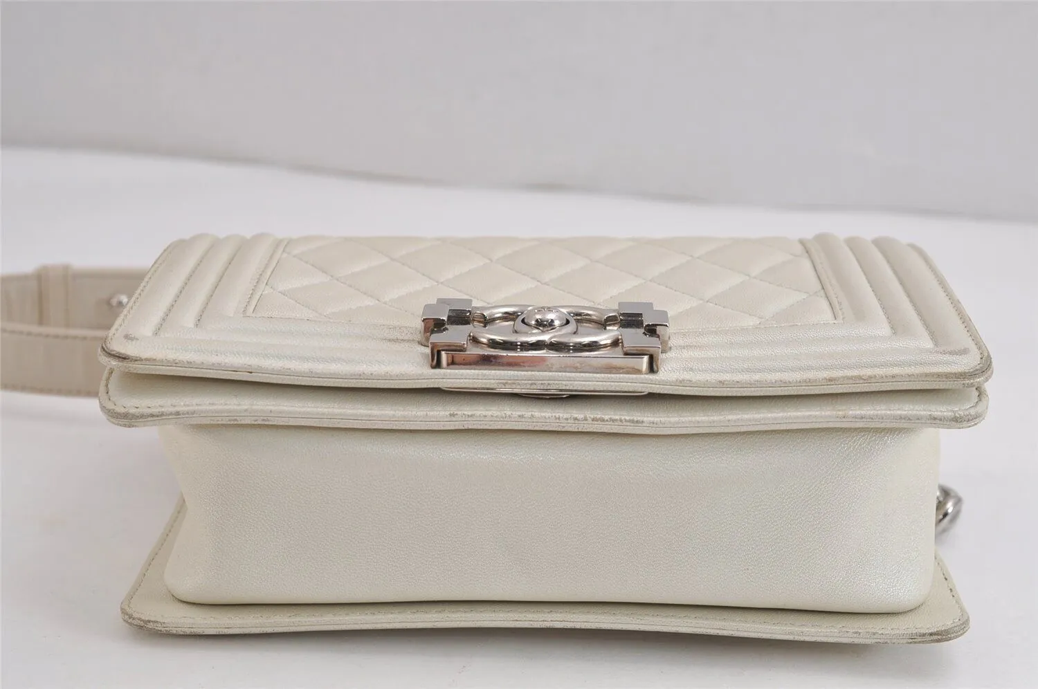 Chanel Boy Calf Skin Matelasse Cc