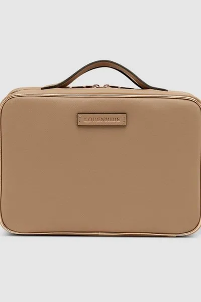 GEORGIE COSMETIC CASE COFFEE
