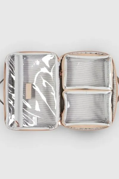 GEORGIE COSMETIC CASE COFFEE