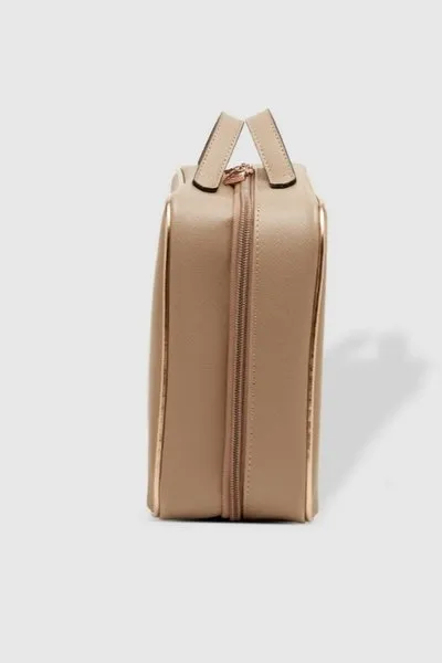 GEORGIE COSMETIC CASE COFFEE