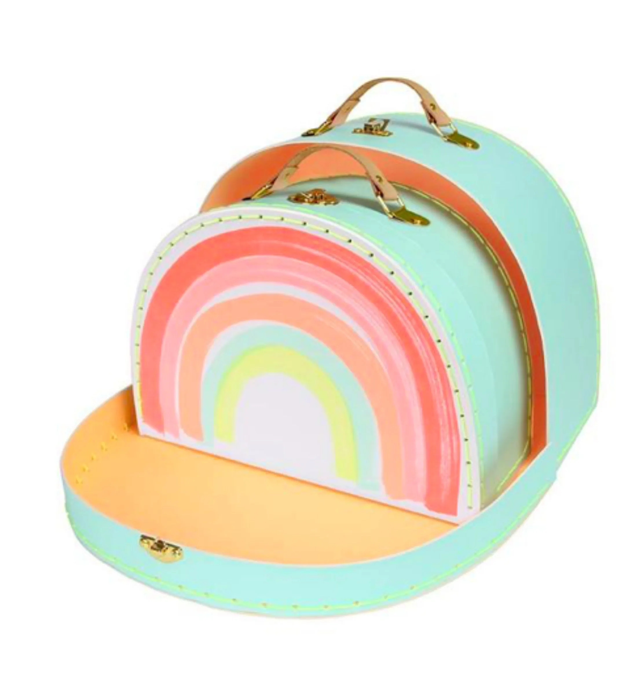 Meri Meri Rainbow Stackable Suitcases