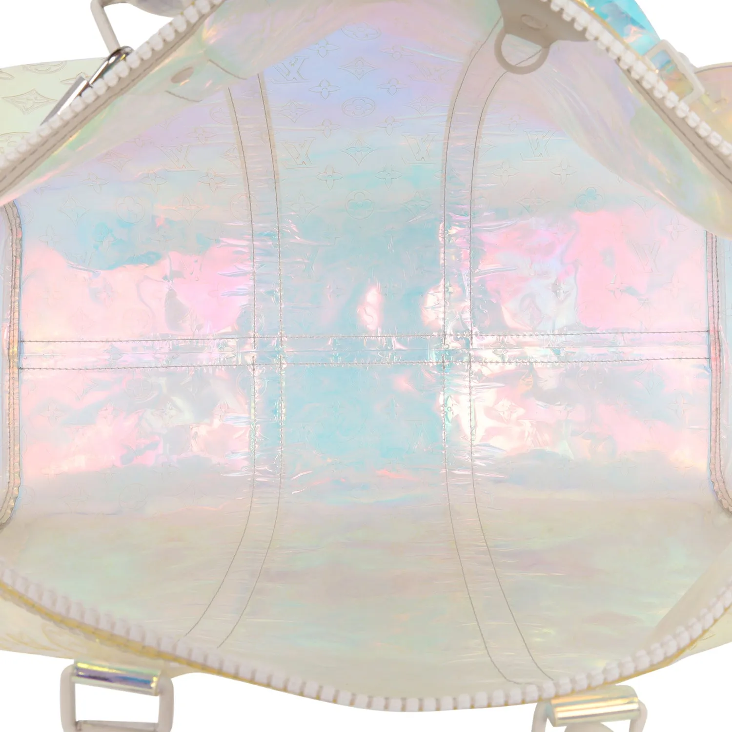 Monogram Prism PVC Keepall Bandouliere 50 Bag (Authentic Pre-owned)