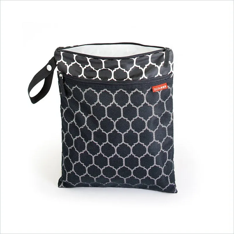Skip Hop - Grab & Go Wet/Dry Bags in Onyx Tiles
